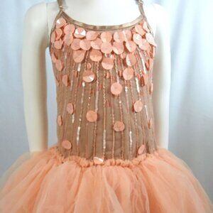 NWT TuTu Du Monde "Flamingo Kisses" In Cocoa/Petal